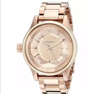 Nixon A409897 Women's Facet 38 Rose Gold Bracelet